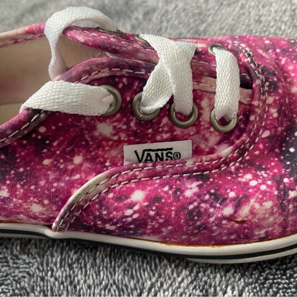 Vans Other - Vans Authentic Galaxy Cosmic Pink Nebula Low Top Sneakers Youth‎ Size 1.0